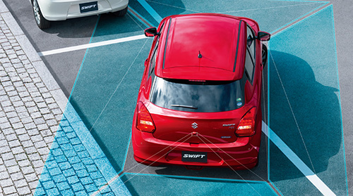 安全確認をサポートする全方位モニター用カメラ(全グレードにメーカーオプション) 安全確認をサポートする全方位モニター用カメラ(全グレードにメーカーオプション)