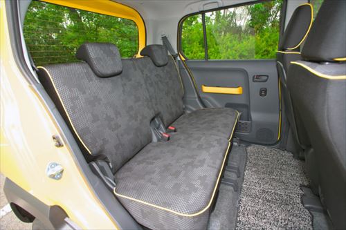 多彩なシートアレンジもハスラーの持ち味②