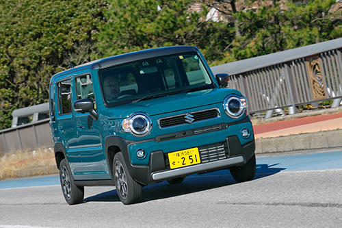 4輪がしっかり動く、高いシャシー性能