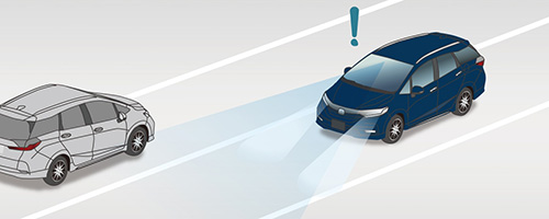 オートハイビーム(「HYBRID X Honda SENSING」「HYBRID Z Honda SENSING」に標準装備、その他グレードにメーカーオプション)