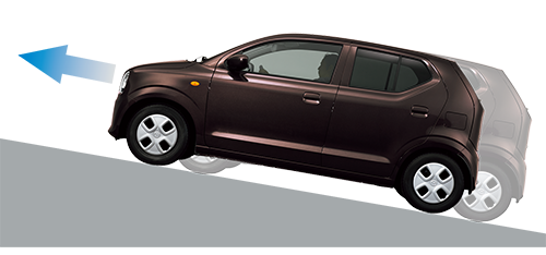 ヒルホールドコントロール(「GF」以外のグレードに標準装備)