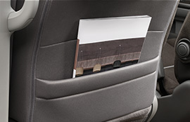 シートバックアッパーポケット・コンビニフック付きシートバックテーブル_3