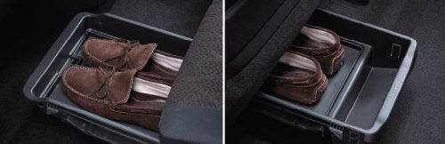 助手席シートアンダートレイ(車検証入れ付き)