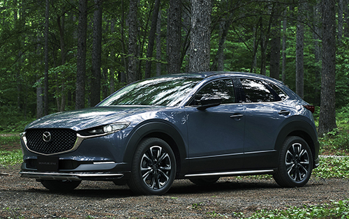 2位「マツダCX−30」練り込まれた美しいスタイル、特に斜め後ろからはスペシャルティカーのよう1