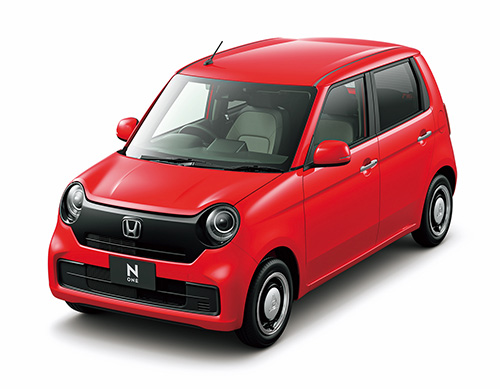 3位「N-ONE」キュートなデザインとカラーリングで家族に大人気!1