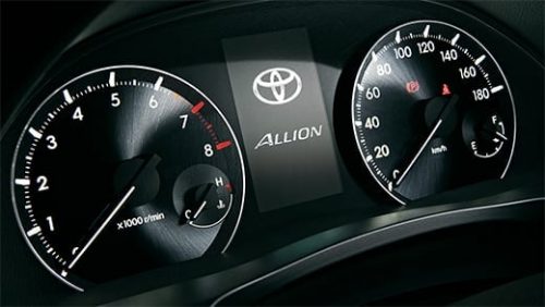 先進性が際立つメーター