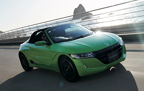 9位「ホンダS660」オープン2シーター、ミッドシップ、しかも軽自動車1