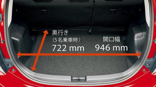 アクアの荷室&座席アレンジ