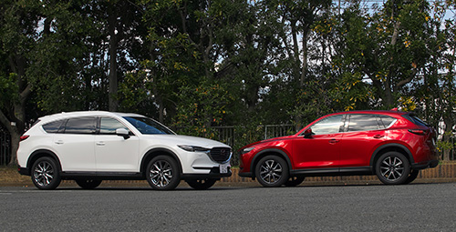 輸出専用CX-9を日本のミニバンユーザー向けにアレンジ1