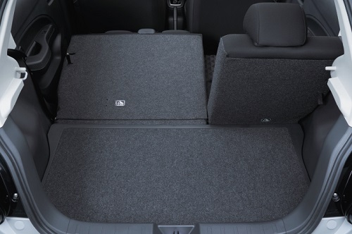 ミラージュの荷室&座席アレンジ