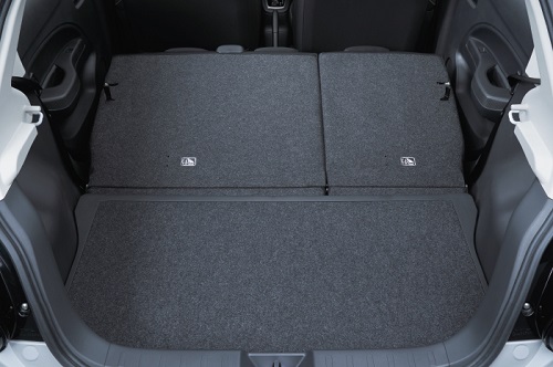 ミラージュの荷室&座席アレンジ