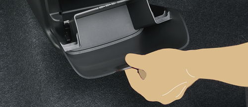 インパネアンダーボックス(センター)