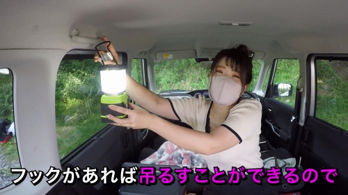 ソロキャンプ用品を使って車内で調理開始!その出来栄えは…?2