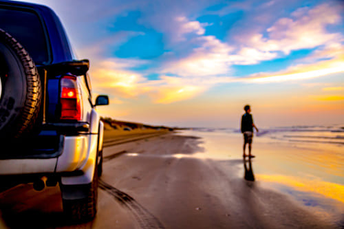 映画みたい!車で走れる日本でただ一つのビーチ