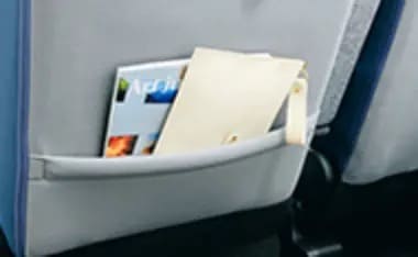 シートバックポケット(助手席、G、Gターボに標準装備)