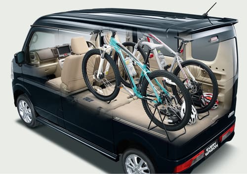 エブリイワゴンの荷室&座席アレンジ3