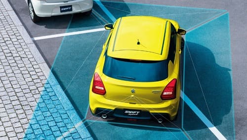 「スズキ セーフティ サポート」装着車に追加可能な全方位モニター用カメラパッケージ 「スズキ セーフティ サポート」装着車に追加可能な全方位モニター用カメラパッケージ
