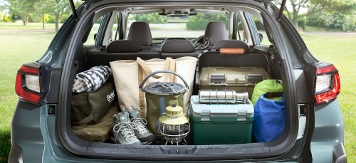 クロストレックの荷室&シートアレンジ