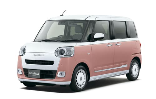 ラウンド1 レトロ系対決 ダイハツ「ムーヴキャンバス」vs スズキ「ワゴンRスマイル」