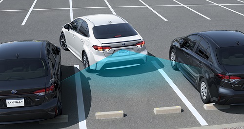 バックガイドモニター(「X」を除くグレードに標準装備、「X」にメーカーオプション)