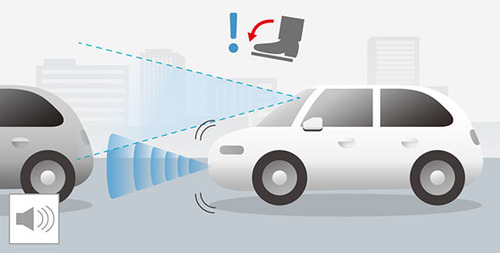 誤発進抑制機能(前方・後方)