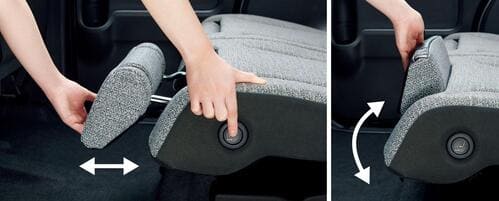 新型の目玉!リアシートは「オットマン」など3つのモードを選べる