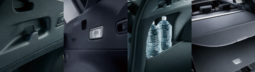 レヴォーグの荷室&シートアレンジ2