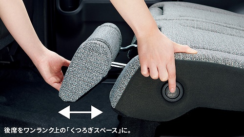 現行型で新採用された「マルチユースフラップ」など、快適性を向上する機能が充実