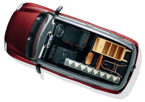 クロスビーの荷室&座席アレンジ4