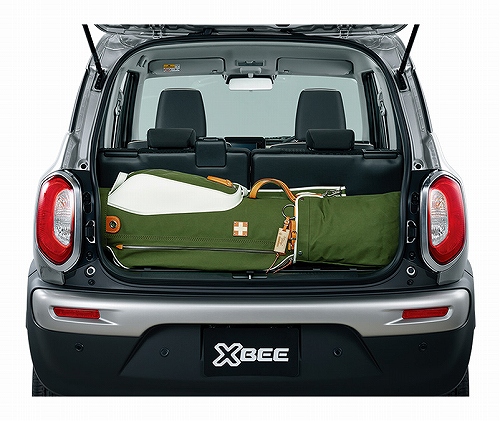 クロスビーの荷室&座席アレンジ